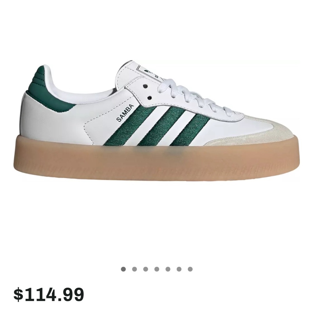 Adidas Sambae - White and Green